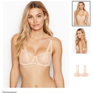 Victoria’s Secret nude unlined strappy bra